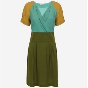 Philosophy Di Alberta Ferretti 1940s Style Silk Dress Size 42/6